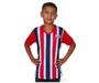 Imagem de Camiseta Infantil São Paulo Tricolor Listrada Oficial