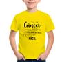 Imagem de Camiseta Infantil Sou de Câncer - Foca na Moda