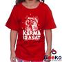 Imagem de Camiseta Infantil Taylor Swift 100% Algodão Karma Is A Cat Pop Geeko