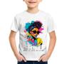 Imagem de Camiseta Infantil Tenho em mim todas as cores do mundo - Foca na Moda