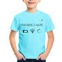 Imagem de Camiseta Infantil Things I Hate - Foca na Moda