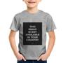 Imagem de Camiseta Infantil This image is not available in your country - Foca na Moda