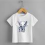 Imagem de Camiseta Infantil Unissex Elefante Personalizada 100% Algodão