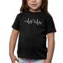 Imagem de Camiseta Infantil Unissex Menino Menina Batimento coração