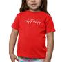 Imagem de Camiseta Infantil Unissex Menino Menina Batimento coração