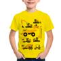 Imagem de Camiseta Infantil Veículos de construção - Foca na Moda