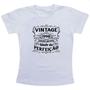 Camiseta Infantil Vintage idade perfeicao 1998 - Alearts Imagem de Camiseta Infantil Vintage idade perfeicao 1998