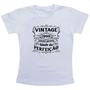 Camiseta Infantil Vintage idade perfeicao 1999 - Alearts Imagem de Camiseta Infantil Vintage idade perfeicao 1999