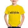 Imagem de Camiseta Infantil Wake me up when 2020 ends - Foca na Moda