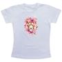 Imagem de Camiseta Infantil Yeshua flores rosa