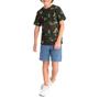 Imagem de Camiseta Infanto Juvenil Masculina Malwee MC Camuflada Verde