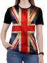 Imagem de Camiseta Inglaterra Feminina Reino Unido blusa Europa