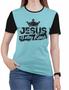 Imagem de Camiseta Jesus bíblia gospel evangélica Feminina Roupas est2