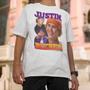 Imagem de Camiseta Justin Drew Bieber Purpose Pop Graphic Vintage Tour