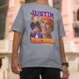 Imagem de Camiseta Justin Drew Bieber Purpose Pop Graphic Vintage Tour