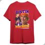 Imagem de Camiseta Justin Drew Bieber Purpose Pop Graphic Vintage Tour