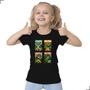 Imagem de Camiseta Kids Filme Infancia Tartarugas Ninjas Mutação Luta