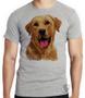 Imagem de Camiseta  Labrador Caramelo língua Blusa criança infantil juvenil adulto camisa tamanhos