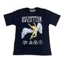 Imagem de Camiseta Led Zeppelin Anjo Banda De Rock Blusa Adulto Mr335 RC