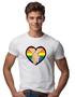 Imagem de Camiseta LGBT mãos dadas coração arco íris M18