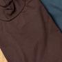 Imagem de Camiseta Lisa Gola Alta Estilo Zara T-shirt Feminina Básica Blusa de Algodão