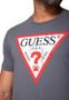 Imagem de Camiseta Logo Desgastado Guess Cinza