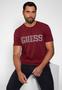 Imagem de Camiseta Logo Listrado Guess Vinho