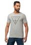 Imagem de Camiseta Logo Triangulo Relevo Guess Cinza