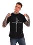 Imagem de Camiseta long line estampada Fé 100% Algodão