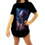 Imagem de Camiseta Longline Alien ET Fumando Alienígena 4