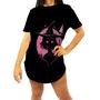 Imagem de Camiseta Longline Bruxa Halloween Rosa 5