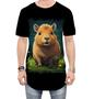 Imagem de Camiseta Longline Capivara do Bem Animalzinho 14