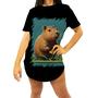 Imagem de Camiseta Longline Capivara do Bem Animalzinho 16