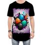 Imagem de Camiseta Longline de Ovos de Páscoa Artísticos 2