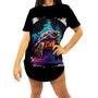 Imagem de Camiseta Longline de Tartaruga Marinha Neon Style 1