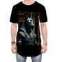 Imagem de Camiseta Longline Deus Egípcio Anubis Mortos 5