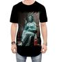 Imagem de Camiseta Longline Estátua da Liberdade Fumando 3