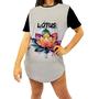 Imagem de Camiseta Longline Flor de Lótus Budismo Buda Religião 2