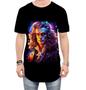 Imagem de Camiseta Longline Isaac Newton Físico Brilhante Gênio 2