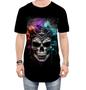 Imagem de Camiseta Longline La Muerte Mexicana Dama Esqueleto 7