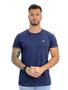 Imagem de Camiseta Longline Masculina Azul Marinho Básica Premium