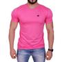 Imagem de Camiseta Longline Masculina Azul Marinho Corte Justo