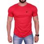 Imagem de Camiseta Longline Masculina Azul Marinho Corte Justo