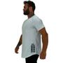 Imagem de Camiseta Longline Masculina MXD Conceito Estampa Lateral Esmaga que Cresce