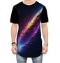 Imagem de Camiseta Longline Meteoro Neon Espaço Estrelas Cometa 2