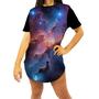 Imagem de Camiseta Longline Nebulosa Supernova Estrelas Espaço 2