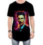 Imagem de Camiseta Longline Nikola Tesla Físico Inventor Eletrecidade 2