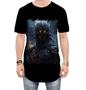 Imagem de Camiseta Longline Ninja Espectral Trevas Japão Era Edo 5