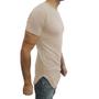 Camiseta Longline Oversized Básica Slim Lisa Manga Curta - Sjons Modas Imagem de Camiseta Longline Oversized Básica Slim Lisa Manga Curta