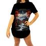 Imagem de Camiseta Longline Paisagem Oriental Portão Torii 9